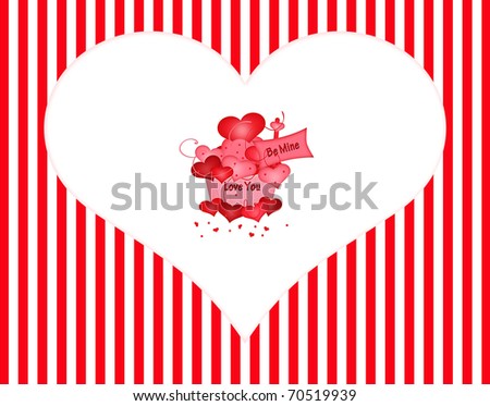 Hearts of Love Cupcake
