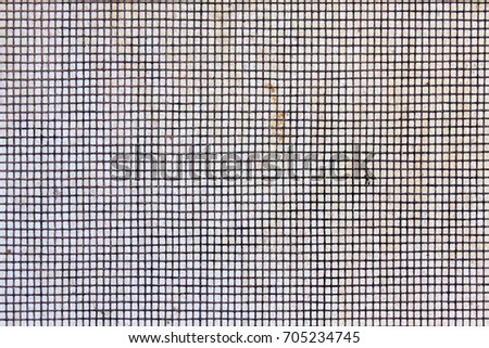 Old mosquito wire screen