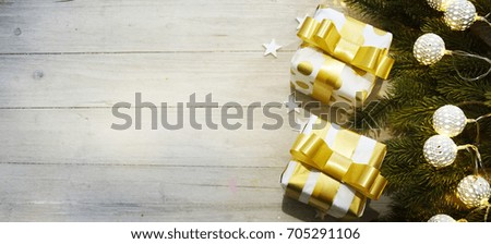 Christmas background with lighting