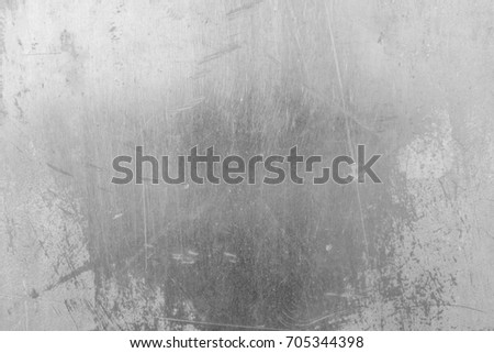 texture of scratched and crumpled aluminum surface, abstract background