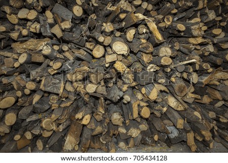 firewood pile background texture