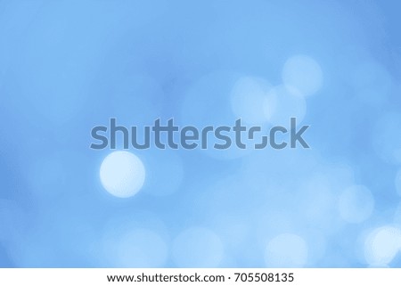Abstract Blue color bokeh background