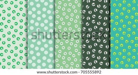 Collections of swatches seamless patterns, Set of abstracts seamless patterns background.