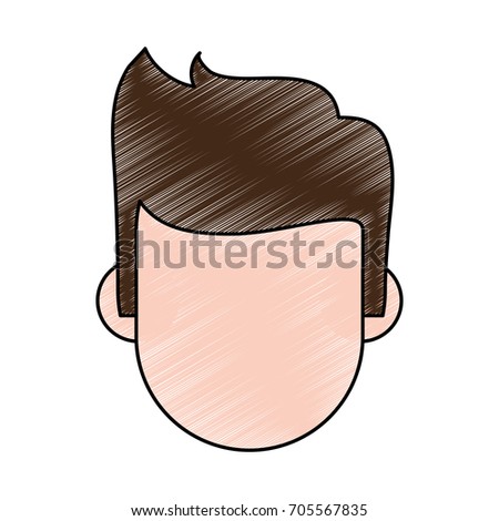 man head vector illustration