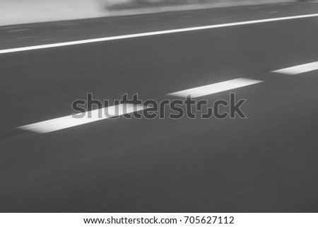 Highway in blur motion in Hong Kong