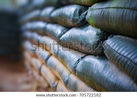 Military sandbags