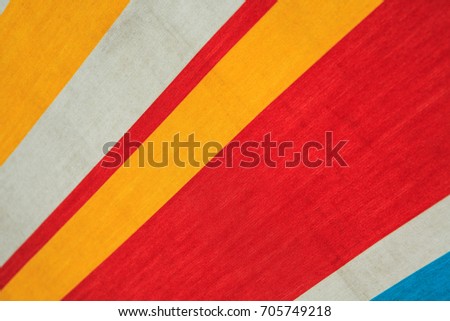 colorful stripe fabric texture use as background