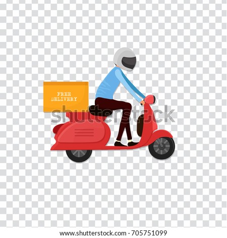flat Vector icon - illustration of Delivery icon