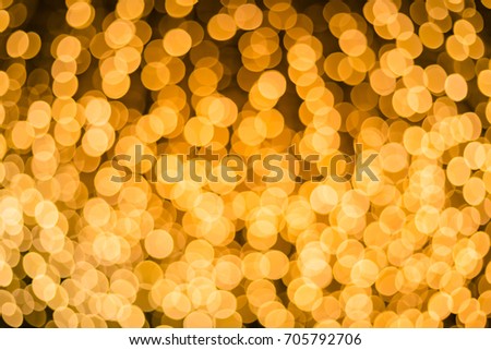 Bokeh gold background