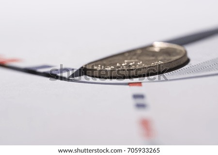 Coin in envelope