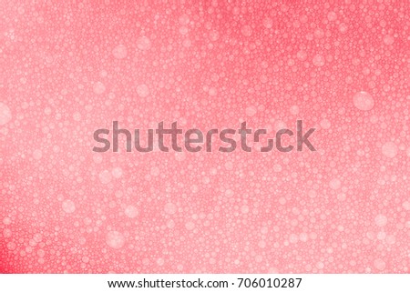 Red Bubbles Background