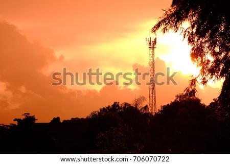 Signal Tower, Silhouette