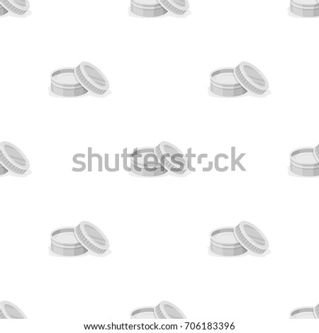 After shave cream.Barbershop single icon in monochrome style vector symbol stock illustration web.