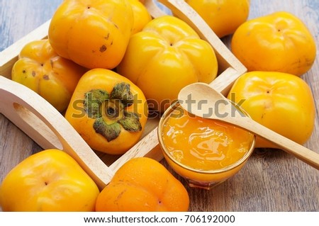 persimmon with Jam persimmon