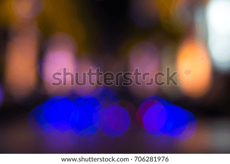 Background of colorful Bokeh
