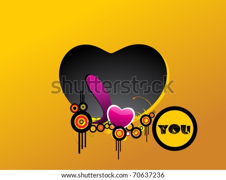 abstract grungy romantic background, vector wallpaper