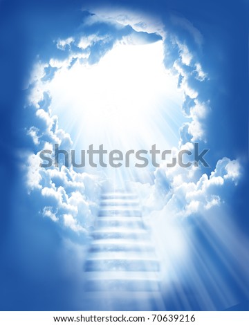 stairs in sky Royalty-Free Stock Photo #70639216