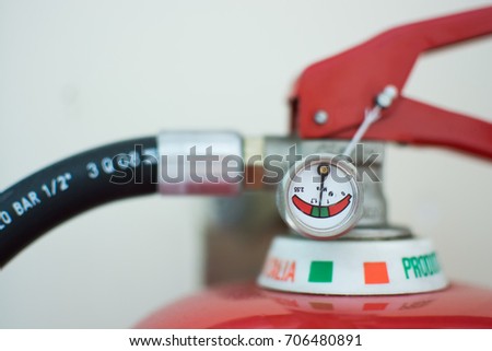 Particular of a fire extinguisher