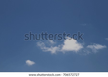 White cloud in the blue sky,for background