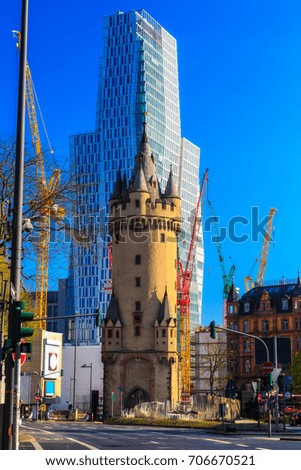 towers in Frankfurt