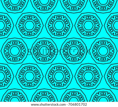 Seamless patterns. Geometric ornaments. Abstract backgrounds. Vector illustration.