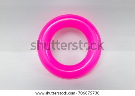 Pink Plastic Circle