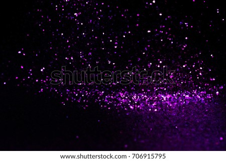 Black and purple lights defocused. abstract background