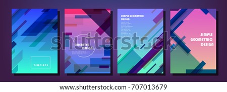 Creative cover design. Business abstract vector template