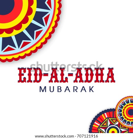 Eid-Al-Adha Festival design  Royalty-Free Stock Photo #707121916