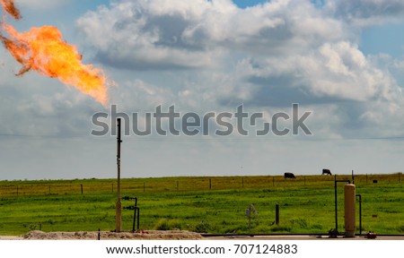 Oil Field Flare