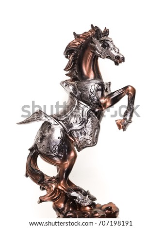 figure of a running horse 