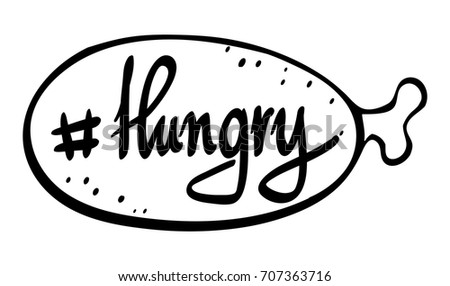 English phrase for hungry illustration