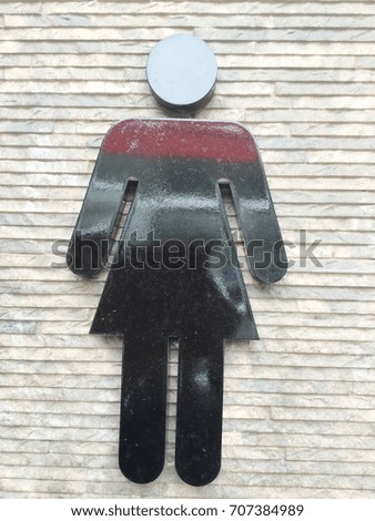 Female Toilet Signs