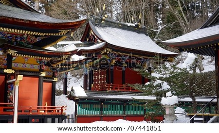 Main shrine in a shrine