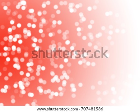 Abstract background with Christmas Glitter Defocused Bokeh, flashing stars and snowflakes. Blush, light red, light