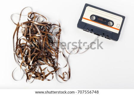 music audio tape Royalty-Free Stock Photo #707556748