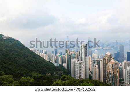 The Peak Hong Kong Top view