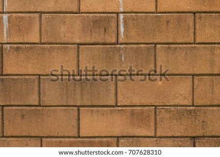 Dirty and stain red brick wall patterns for design and architect, Close up beautiful red bricks wall texture and background