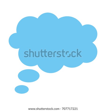 dream cloud isolated icon