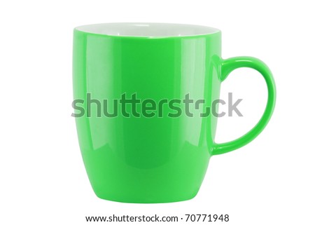 Isolated Color Cup (with clipping path)