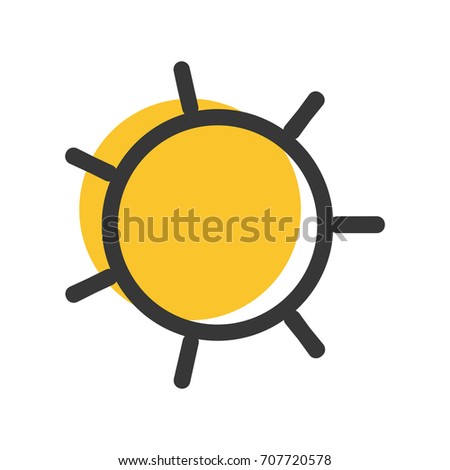sun vector illustration