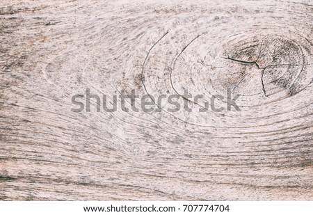 Close up rustic wood table with grain texture in vintage style. Surface of old wooden plank in macro concept with empty template and copy space for abstract background or wallpaper and other design.