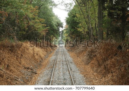 Train Track at rural area