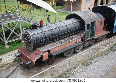 Vintage Train Engine 