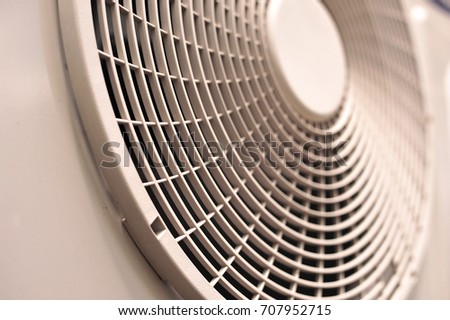 fan of condenser is the machine equipment ventilation design for heat transfer of air conditioning to make the cooling and flow in home 