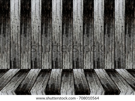 Wall Wood Texture old White and black floor switch use background