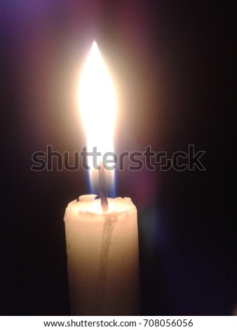 Imaging candle.