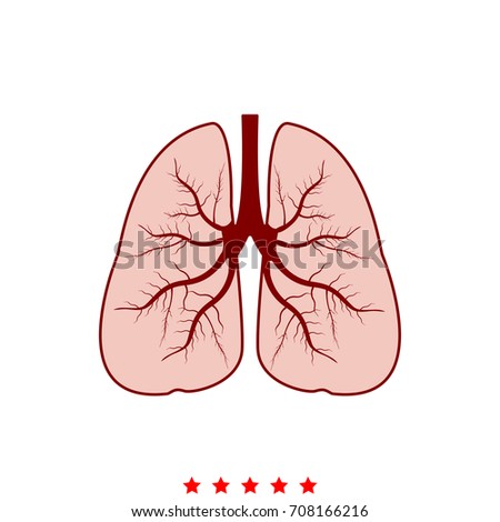 Lungs  icon .