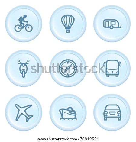 Icons on blue button 20