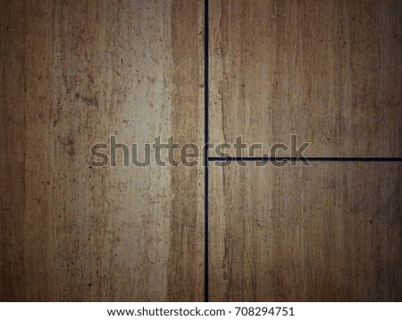 Wooden dark brown background with wood texture planks, backdrop template for your design, banner, poster or greeting card. Easy to edit, layers are isolated.